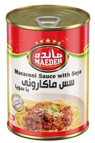 سس ماکارونی با سویا