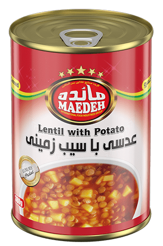 عدسی با سیب زمینی