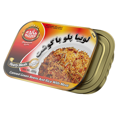 لوبیا پلو با گوشت