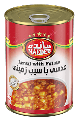 عدسی با سیب زمینی