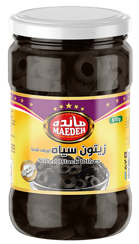 زیتون سیاه ( ورقه شده )