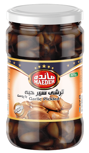 ترشی سیر حبه ( با پوست )