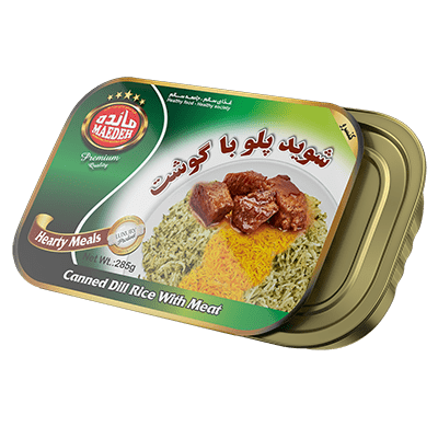 شوید پلو با گوشت 